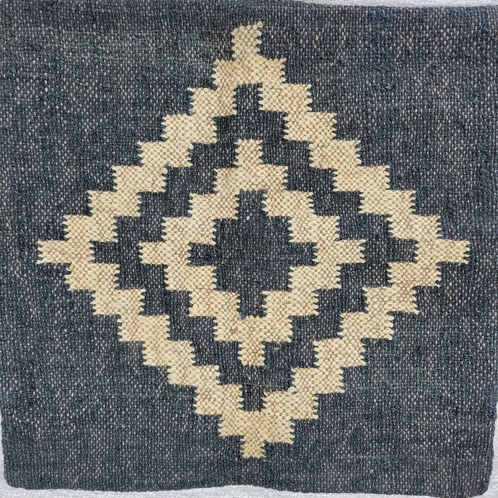 Vintage Raw Wool Pillow Cover 17